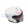 Шлем открытый YM-637 "YAMAPA" белый размер XL (с антикрылом) NEW
